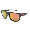 C4 Matt Black Revo Red